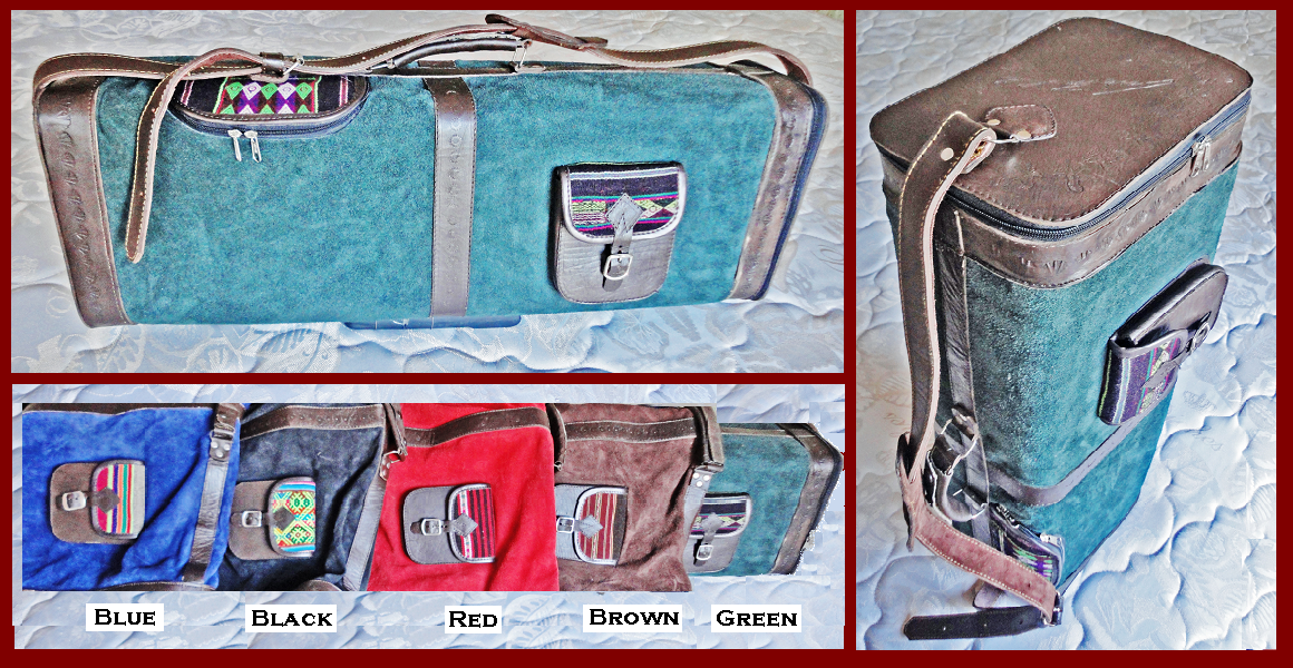 100% Real Leather, Rigid, Resistant and Light Weight Charango Case