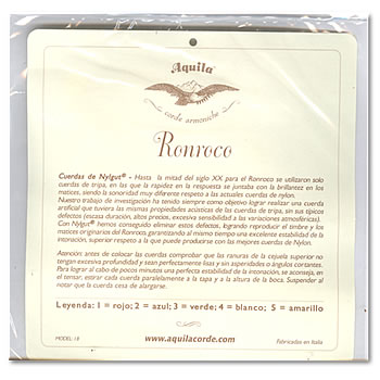Ronrroco Strings (Aquila Brand Italian)