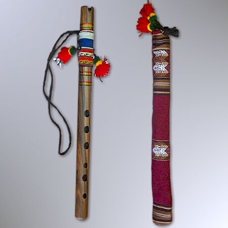 PROFESSIONAL QUENILLAS, QUENAS AND QUENACHOS OF BRAZILIAN ROSEWOOD (ANDEAN FLUTE) - INTI MARKA