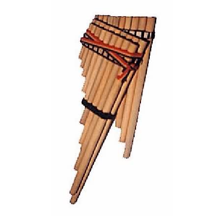PROFESSIONAL CHROMATIC ZAMPO�A (ANDEAN PANPIPE) 43 Cm. - INTI MARKA