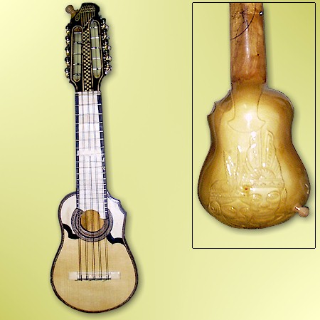CHARANGO WITH BONE - CONCERT - CUT SOUNDBOX - INTI MARKA