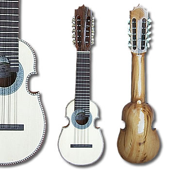 PROFESSIONAL PLAIN CHARANGO WITH CUT OUTS - SABINO OROSCO