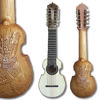 CARVED PROFESSIONAL CHARANGO WITH CUT OUTS - SABINO OROSCO