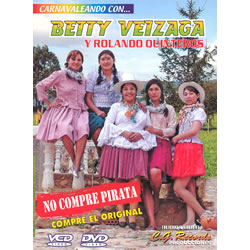 BETTY VEIZAGA Y ROLANDO QUINTEROS <BR> Carnavaleando con . . .