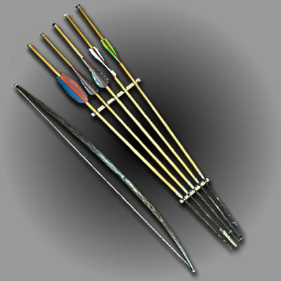 Original Yuracar� bow and arrows
