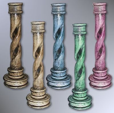 Carved Wood Chandeliers (Medium)