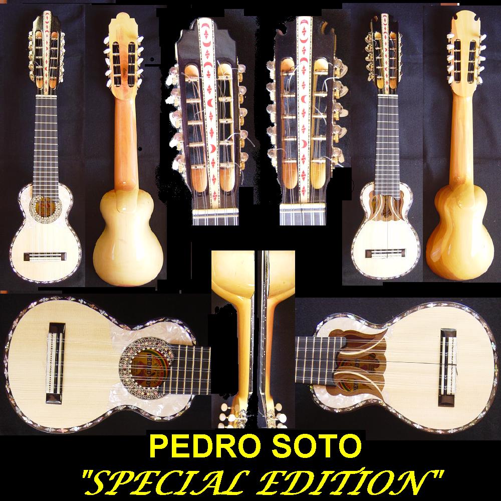 CONCERT CHARANGO WITH PAUA ABALONE INCRUSTATIONS - PEDRO SOTO