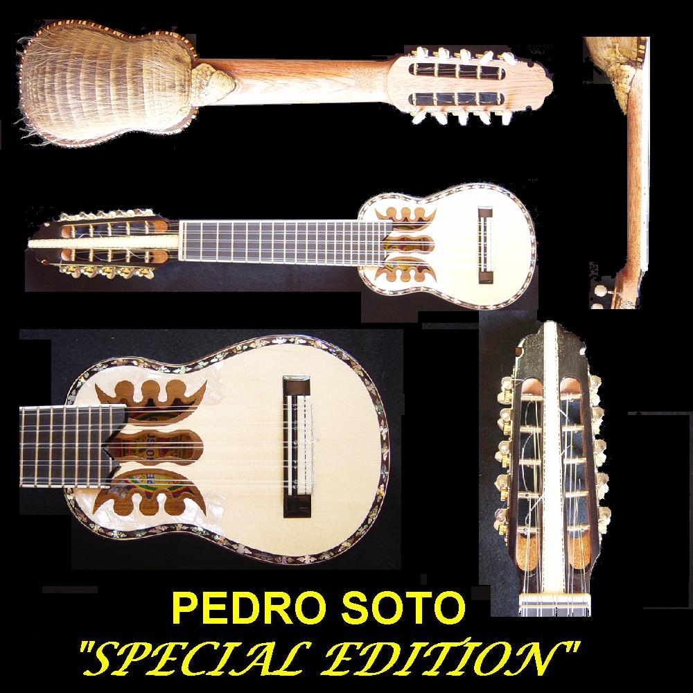 QUIRQUINCHO CONCERT CHARANGO WITH PAUA ABALONE INCRUSTATIONS - PEDRO SOTO