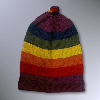 Multicolor Cap with Alpaca wool