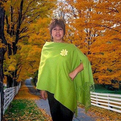 Soft poncho for women