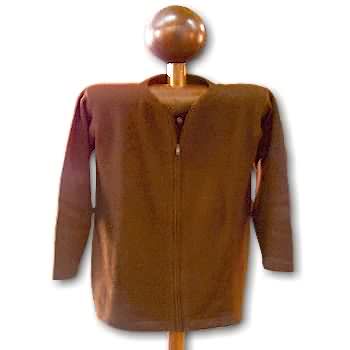 100% Alpaca Cardigan with zipper for women