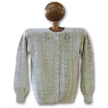 100% Alpaca Cardigan with buttons for women