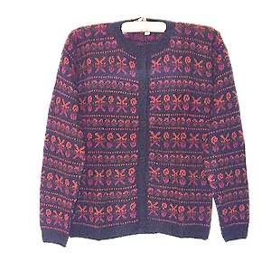 100% Alpaca cardigan with buttons for women