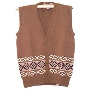 100% Alpaca vest for men