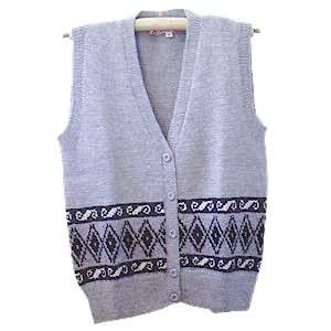 100% Alpaca vest for men