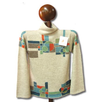 100% Alpaca Pullover for woman