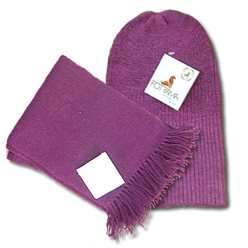 100% Alpaca Mountain Cap/Scarf